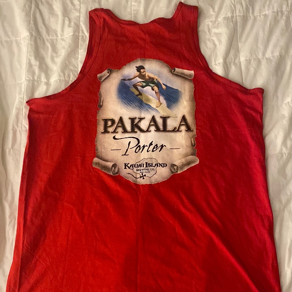 🌺Kauai Island Brewing Co. Tank Top - PAKALA PORTER🍺